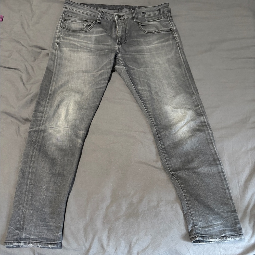 R13 Gray Boy Skinny Jeans